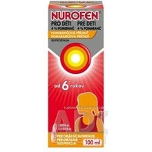 Nurofen pre deti 4% pomaranč sus.por.1 x 100 ml/4,0 g