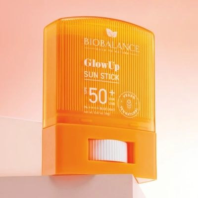 Biobalance GlowUp Sun Stick SPF 50 + - Слънцезащитен стик за лице SPF 50 + с вит. С