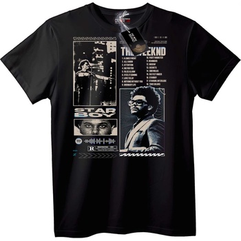 NOONEBRAND Тениска The Weeknd Starboy - L, Black