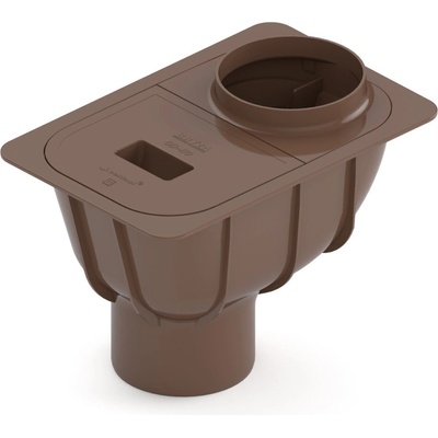 Bryza Geiger Ø 110 mm RAL 8017 hnedý