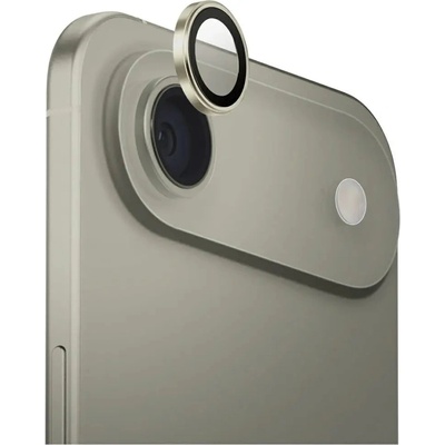 Uniq Optix алуминиев протектор за обектив за камера за iPhone Air с апликатор - златен