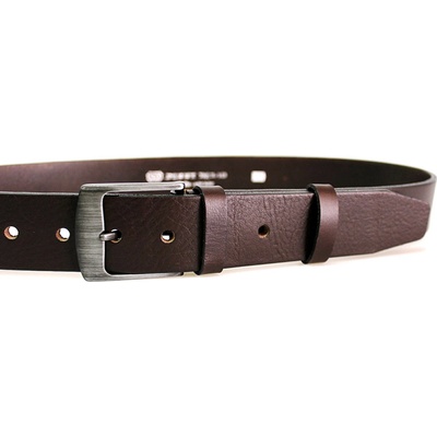 Penny Belts pánský kožený opasek F2-40 tmavě hnědý