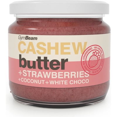 GymBeam Масло от кашу с кокос, бял шоколад и ягоди 8 x 340 g