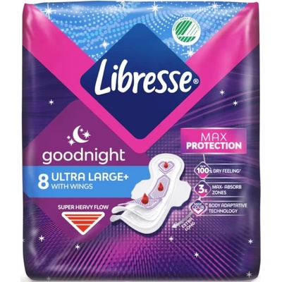 Libresse Нощни превръзки с крилца Libresse - ULTRA Goodnight, 8 броя
