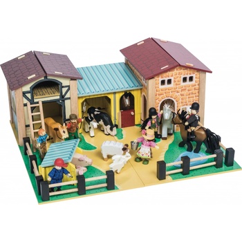 Le Toy Van farma s podložkou a ploty