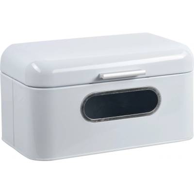 KESPER Chlebník 30 x 15,4 x 18 cm, nerez, bílý KESPER 18052