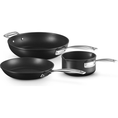 Le Creuset 51804000010002 Sada pánví s rendlíkem , nepřilnavý hliník, 3 díl.