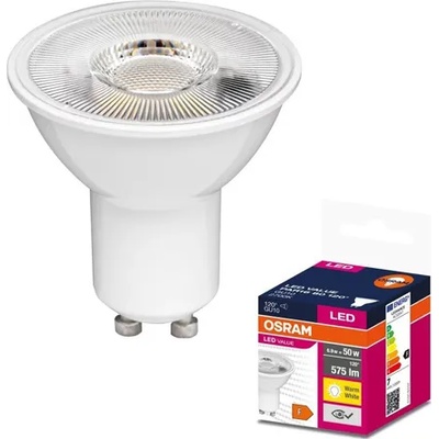 Led ЛАМПА value plast par16 80 osram 6.5w 2700k gu10 120° (202400763)