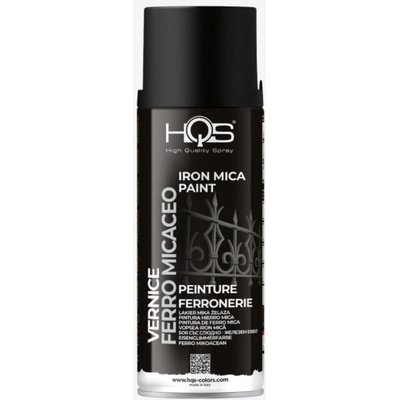 HQS farba v spreji kováčska 400 ml čierna