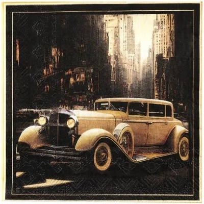Santex Ubrousky papírové Gatsby 33x33cm 10ks