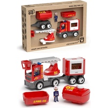 ECO MultiGO Fire set figurky Igráčků hasičů s auty