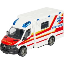 Majorette Autíčko sanitka Mercedes-Benz Sprinter Ambulance so zvukom a svetlom 15 cm