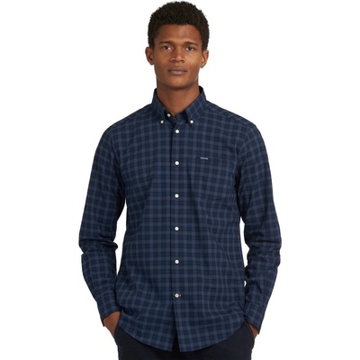 Barbour Lomond tailored shirt tartan midnight