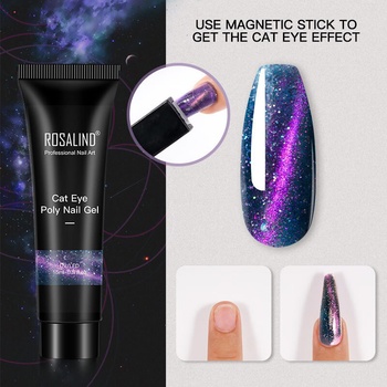 Rosalind Cat Eye Poly Gel Night Galaxy 15 ml