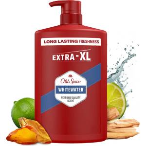Old Spice Душ гел и шампоан 3 in 1 Old Spice WhiteWater, За тяло, коса и лице, 1000 мл (818862)