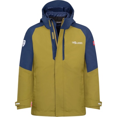 TROLLKIDS Детско 3-в-1 яке Trollkids Kid's Skanden 3in1 Jacket 3-in-1 jacket - Spruce Green / Navy - размер 104 (EU) (703-2832-0913)