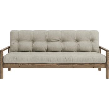 Karup Design Бежов ленен разтегателен диван 205 cm Knob - Karup Design (135106914)