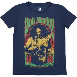 Bob Marley 1978 Denim Blue L Дамски Риза (BMATS81LD03)