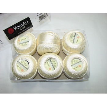 Kordonet lesklý TULIP 50g - 402 smotanová
