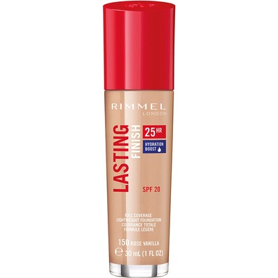 Rimmel London Lasting Finish 25H dlouhotrvající make-up SPF20 150 Rose Vanilla 30 ml