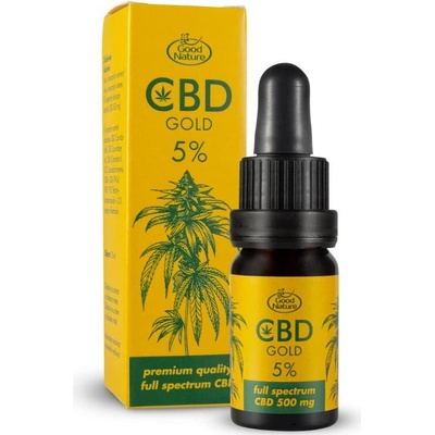 CBD Gold 5 % Full spectrum olej 10 ml