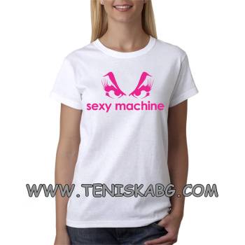 Image 1 of Fruit of the Loom Забавна тениска - Sexy machine