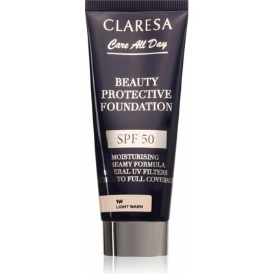 Claresa Beauty Protective Foundation SPF50 hydratačný make-up light Warm 1W 30 ml