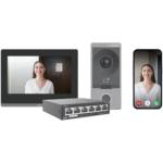 Uniview Vdp ip многопостови устройства kit/201s/372s/nsw2020 - комплект за ip видеодомофонни системи (unv vdp kit)