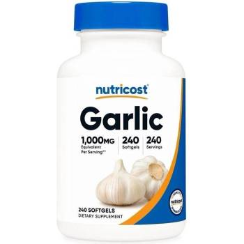 Nutricost Garlic, 1000 mg, 240 софтгел капсули, Nutricost (57153 (155101) NC)