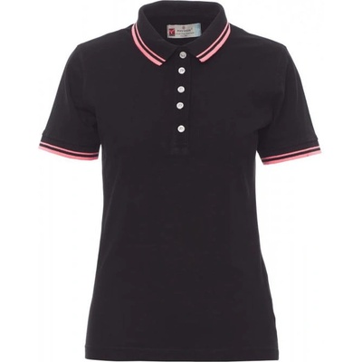 PAYPER skipper lady 001027-0021 / Поло тениска с къс ръкав - черно/неоново фуксия xl (001027002114008xl)