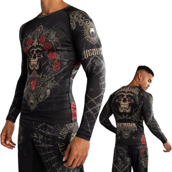 VENUM Рашгард Venum Santa Muerte 5.0 Deep Black/Gold - M