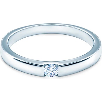 Image 1 of SAVICKI Годежен пръстен Minimalism: бяло злато, диамант