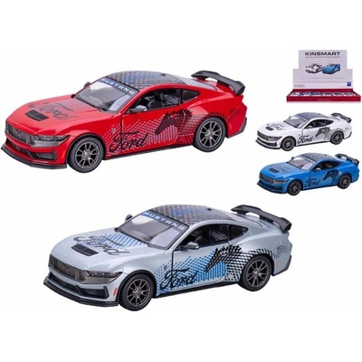 Kinsmart Ford Mustang Dark Horse Livery 12 5cm kov zpětný chod 1:38