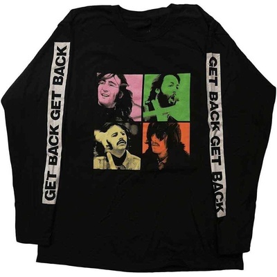 The Beatles Get Back Studio Shots (Sleeve Print) Black XL Риза (<![CDATA[BEATLST427MB04]]>)
