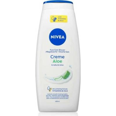 NIVEA Creme Aloe upokojujúci sprchový gél 650 ml