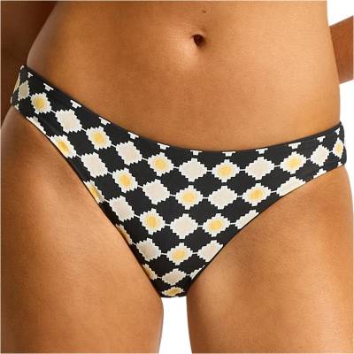 Seafolly Дамско бикини долнище Seafolly Women's Kasbah Reversible Hipster Bikini bottom - Black - размер 42 (EU) (150-4424-0116)