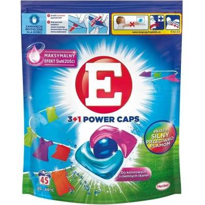 E 3v1 Power Color prací kapsle 45 PD