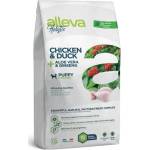 DIUSAPET Alleva® holistic (puppy maxi) chicken & duck + aloe vera & ginseng - пълноценна храна за млади кученца от едри породи, както и за бременни и кърмещи кучета, Италия - 2 кг 2257