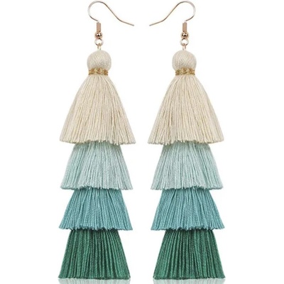 Izmael náušnice Quasten Tyrkysová KP32607