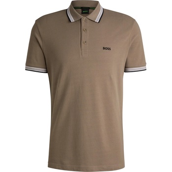 Boss Блуза с яка Boss Mens BOSS GREEN Paddy Polo Shirt with Contrast Tipping - Grey 336