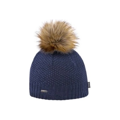 Kama Knitted merino beanie A166 108 navy modrá