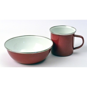 Origin Outdoors Емайлирана купа 15 cm червена (630222)