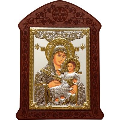 Богородица с младенец с mdf дърворезба (is31232-o)