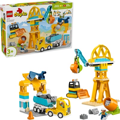 LEGO® DUPLO® Town 10476 Stavenisko a vozidlá