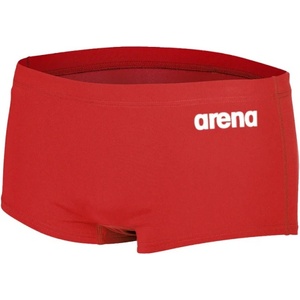 arena team swim low waist short solid red/white xl - uk38