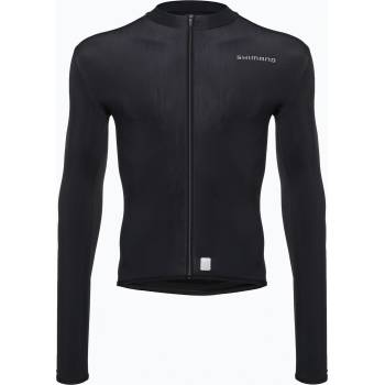 Shimano Мъжки потник за велосипед Shimano Vertex Thermal LS Jersey черен PCWJSPWUE13ML0108