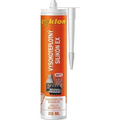 Cyklon Vysokoteplotný silikón EX 310 ml čierna