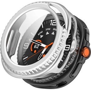 Techsuit Протектор за Samsung Galaxy Watch8 Classic - Defense360 Pro + Скрийн протектор - Сребрист (KF2353352)