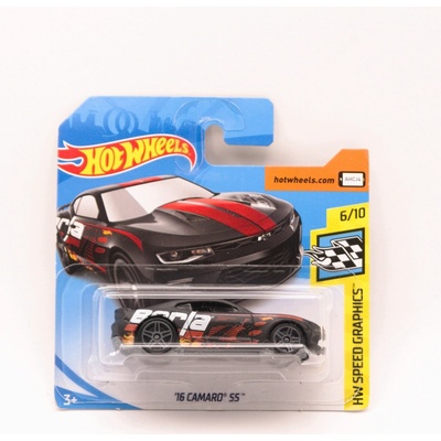 Mattel Hot Wheels '16 Chevrolet Camaro SS Černý