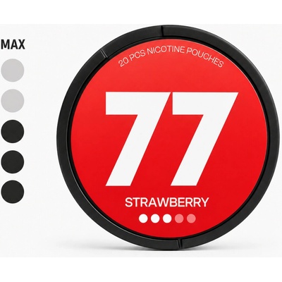 77 Pouches Strawberry 20 mg 20 sáčků – Hledejceny.cz